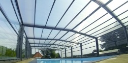 Abri piscine Abrisud Haut angulaire