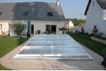 Abri piscine plat