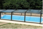 Abri piscine semi-haut