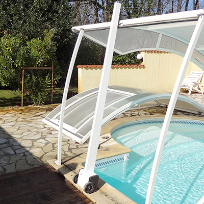 Moteur abri piscine relevable lift up